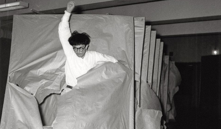 At One Moment, Opening Six Holes - Saburo Murakami