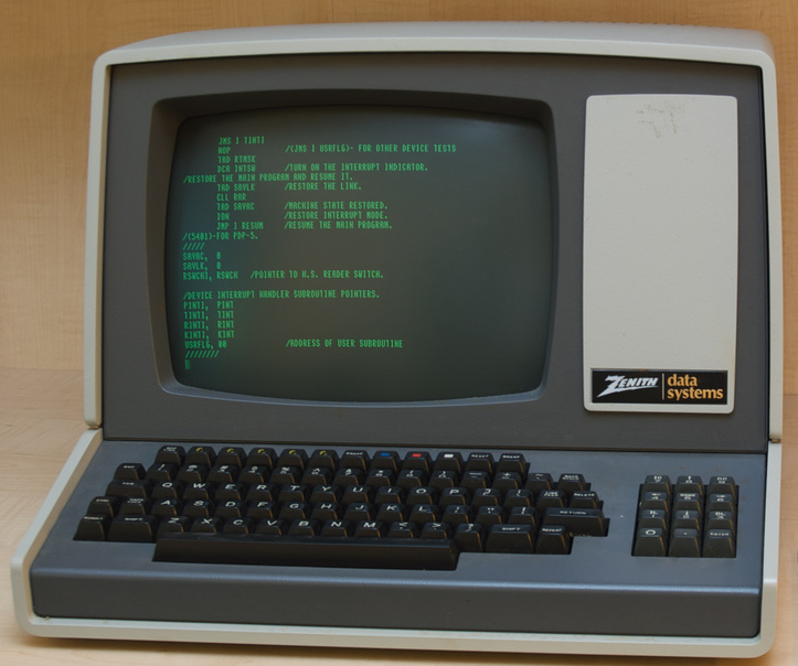 A CRT terminal