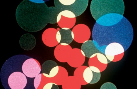 Oskar Fischinger still Composition in Blue - Oskar Fischinger